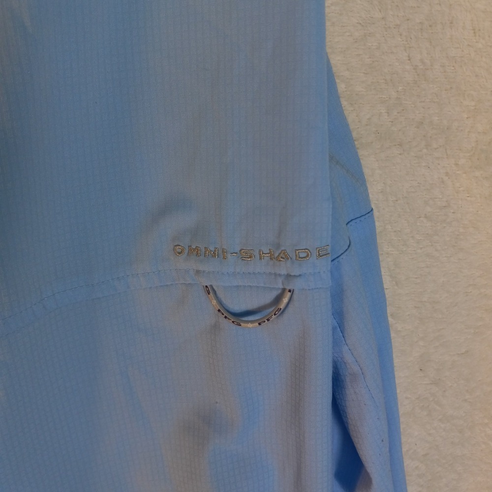 Columbia PFG Bonehead Shirt Mens Large Long Sleeve Fishing Vented Performance - Picture 6 of 16